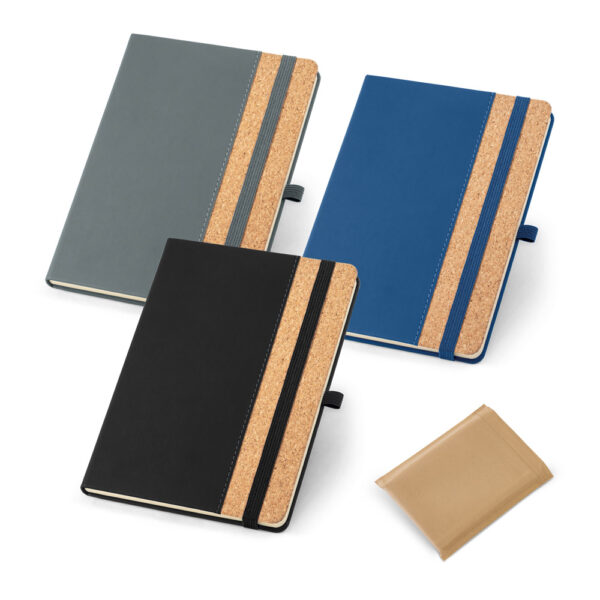 Caderno A5 em cortiça com folhas pautadas - Image 2
